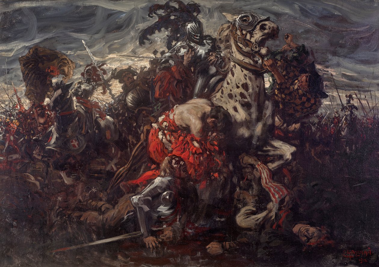 Slaget ved Pavia af Karl Ludwig Hassmann