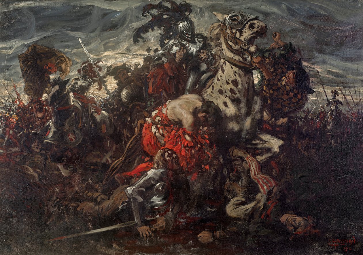 Slaget ved Pavia, 1912. af Karl Ludwig Hassmann
