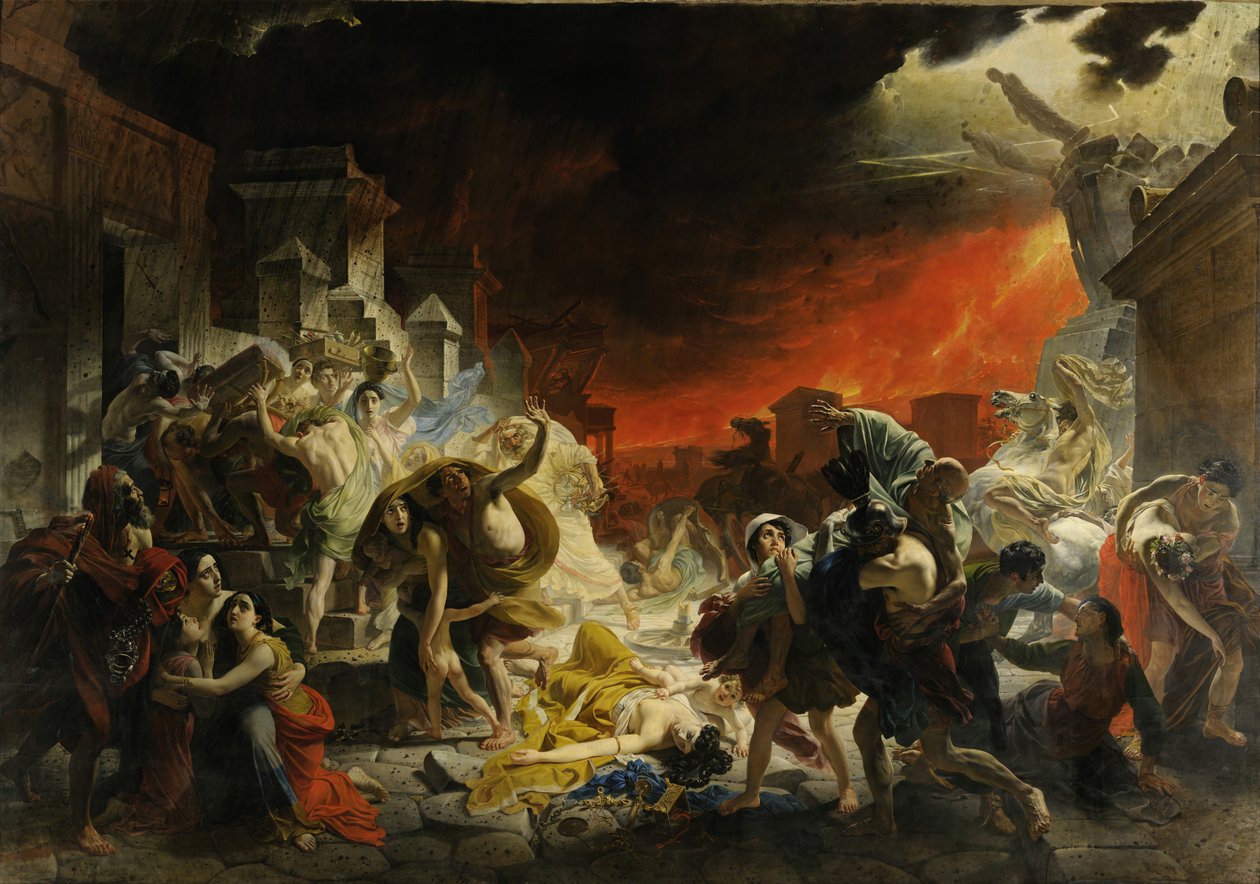 Den sidste dag i Pompeji af Karl Pavlovich Bryullov