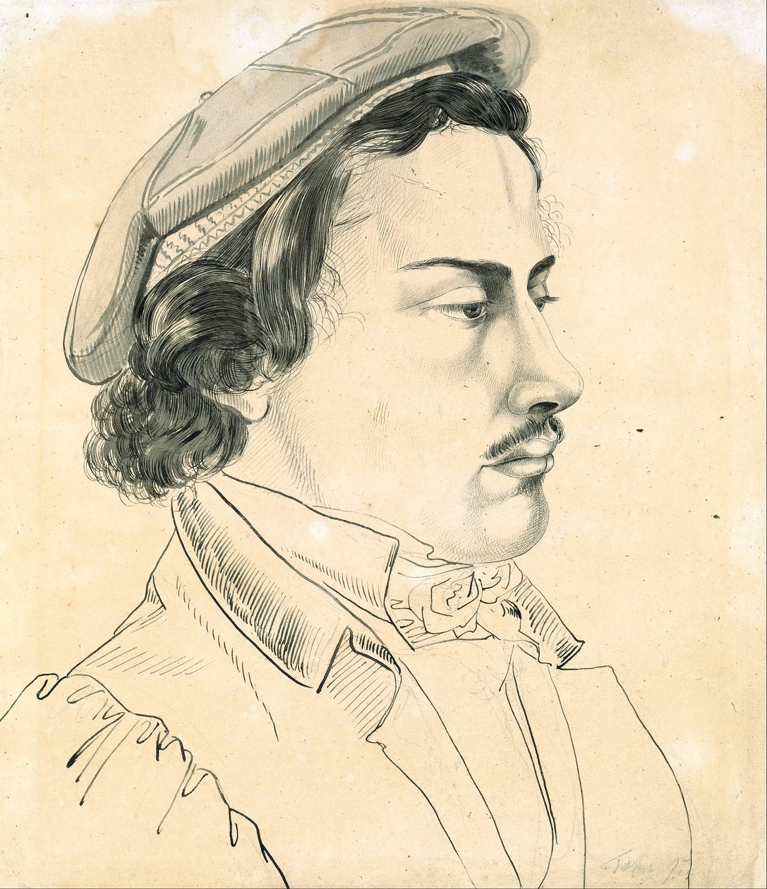 Portræt af en studerende af Karl Philipp Fohr