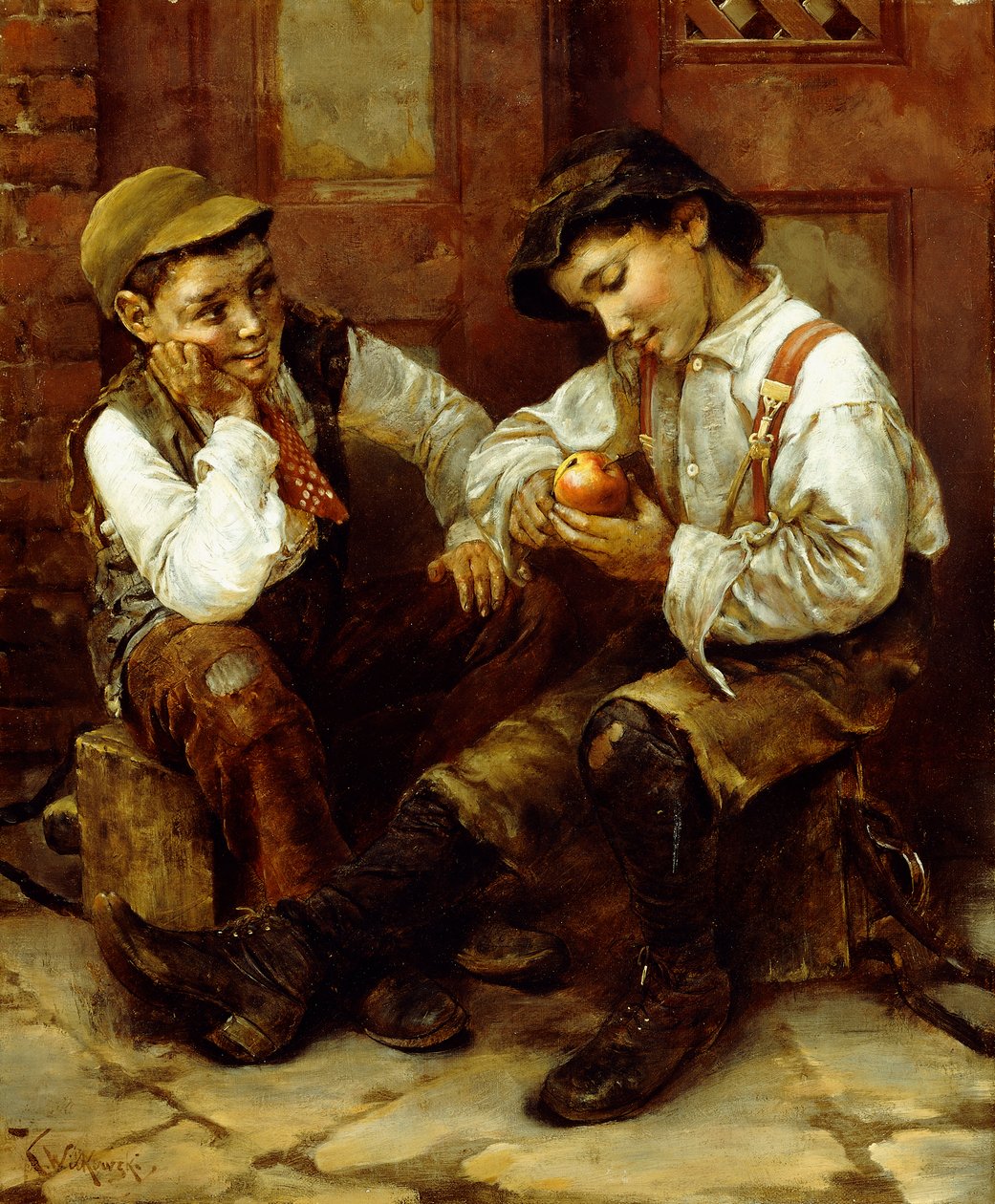 Street Urchins, af Karl Witkowski