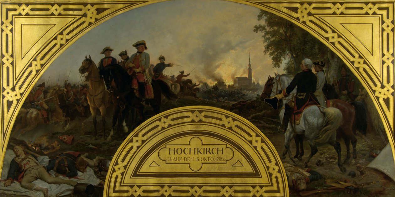 Razziaen nær Hochkirch i 1758 af Karl von Blaas