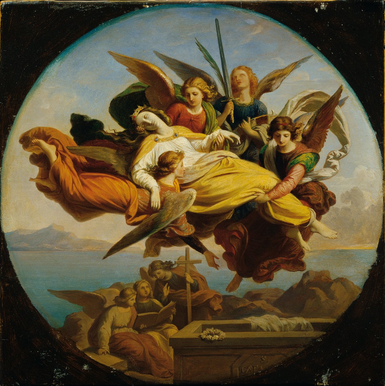 Sankt Catherine af Karl von Blaas