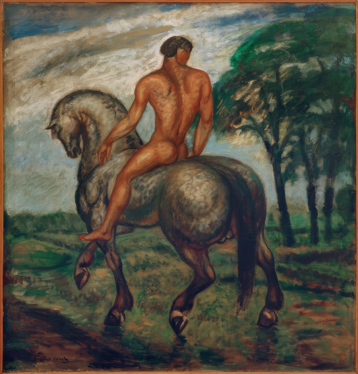 Morning Rider (Lone Rider) af Karoly Kernstok
