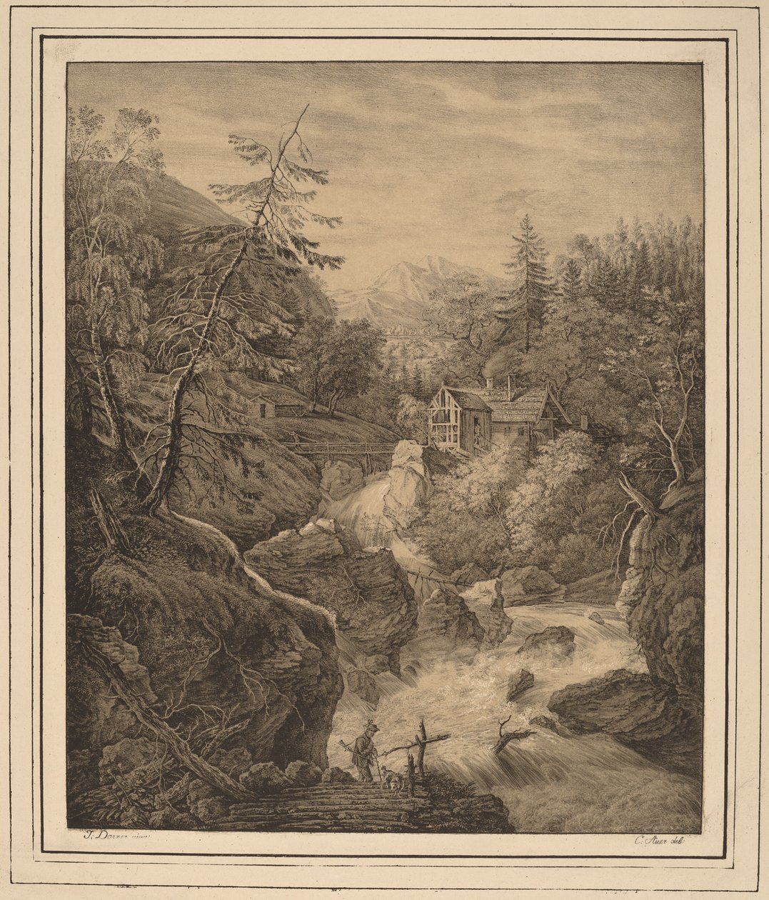 Vandfald, 1820
