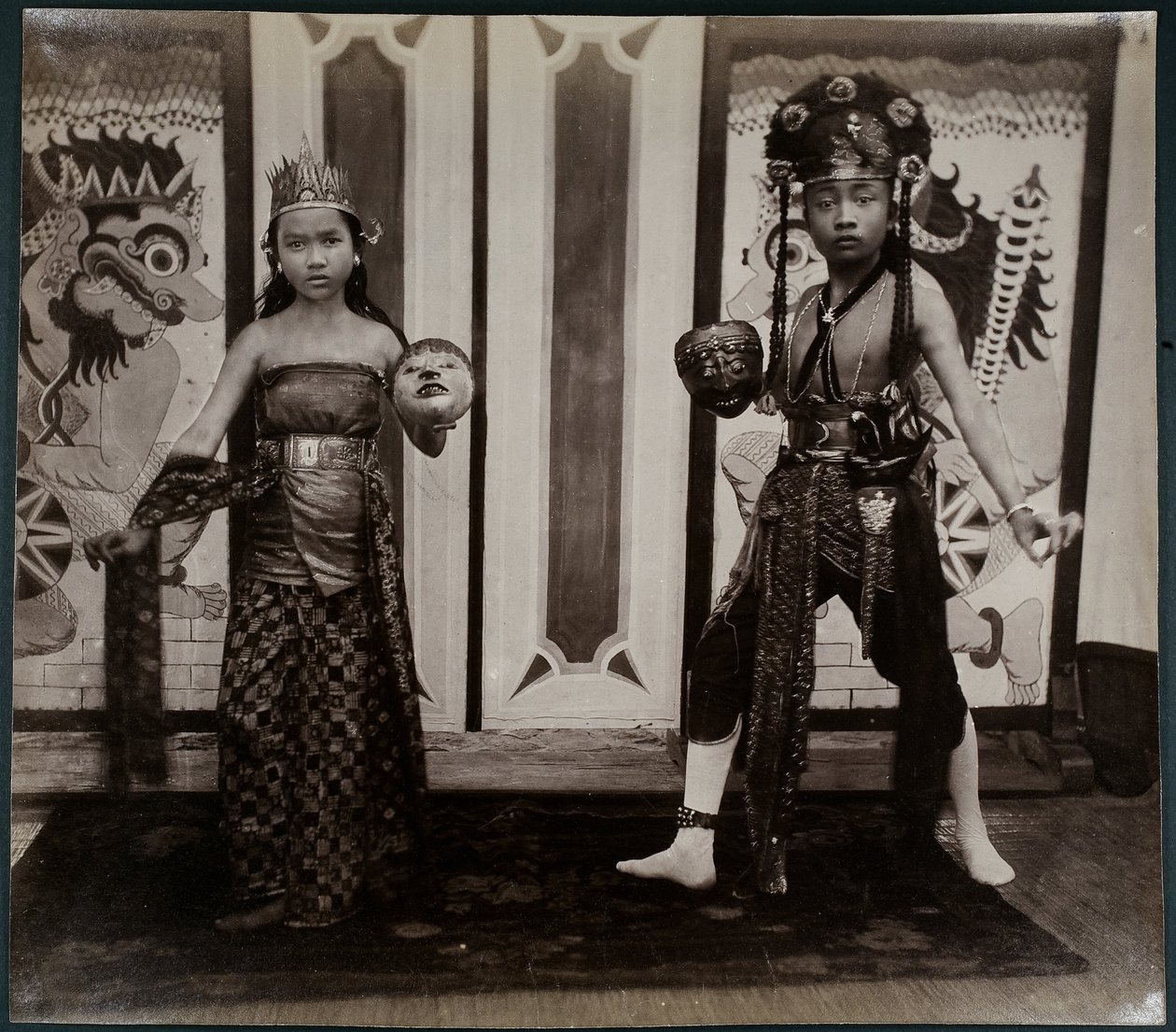 Wafang og Bantam (albumin print) af Kassian Cephas