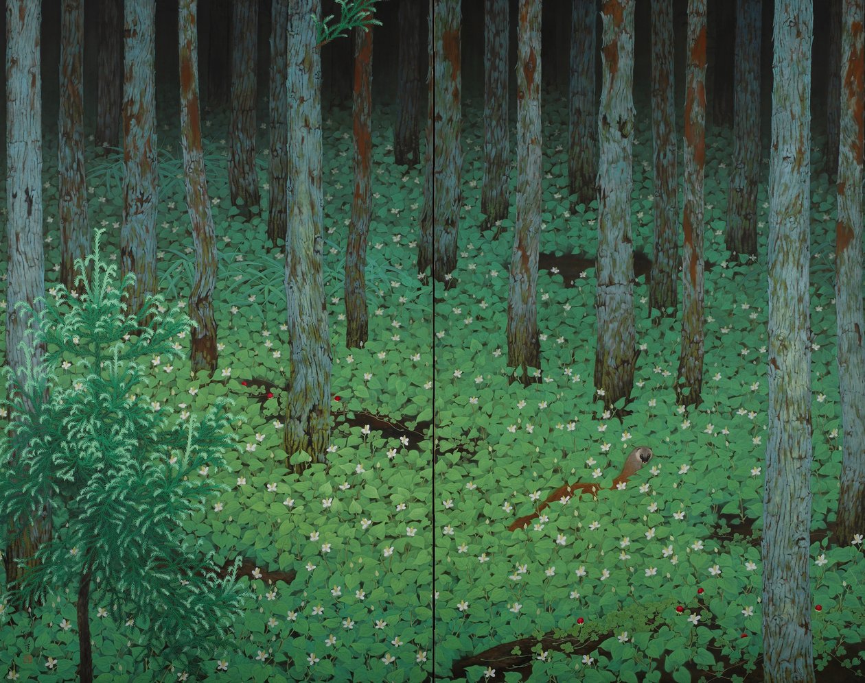 Mori (Skov) af Katayama Bokuyo