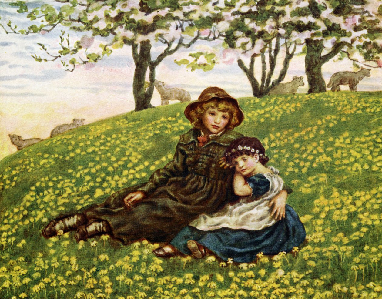 Bror og søster af Kate Greenaway. af Kate Greenaway