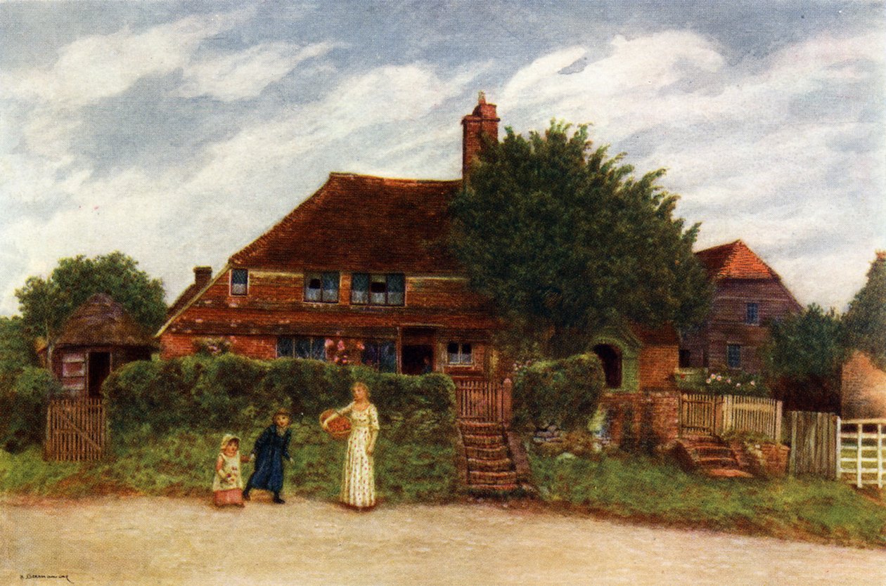 Cottages af Kate Greenaway. af Kate Greenaway