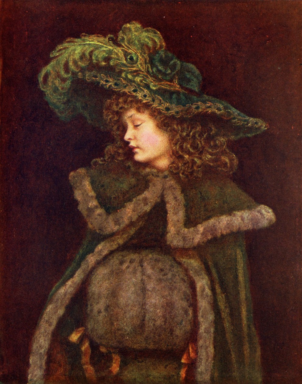 Påfuglepigen af Kate Greenaway. af Kate Greenaway