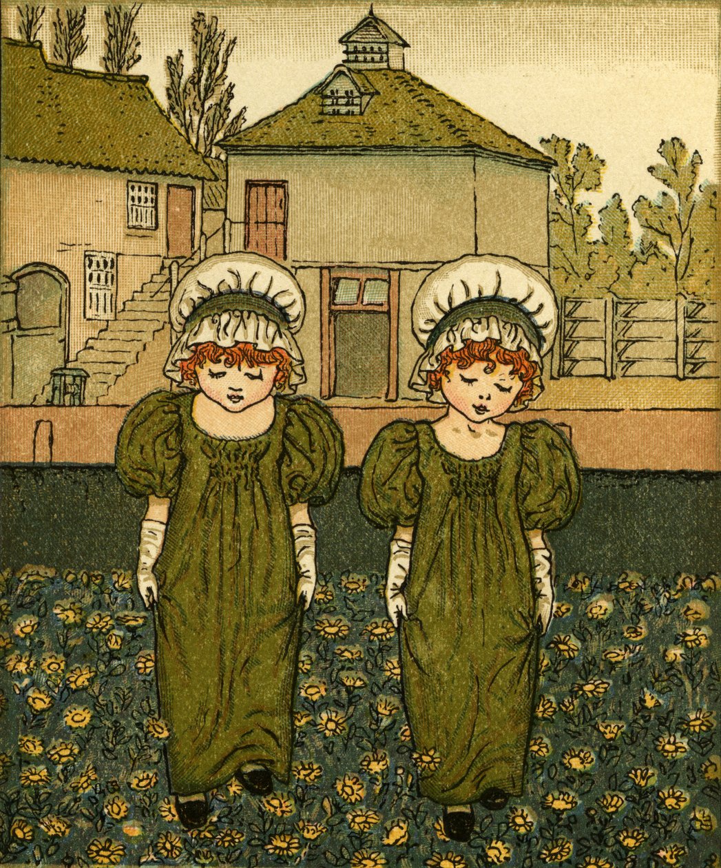 Tegn en spand med af Kate Greenaway