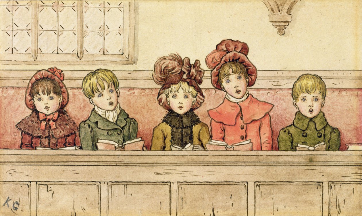 Sang i kirken af Kate Greenaway