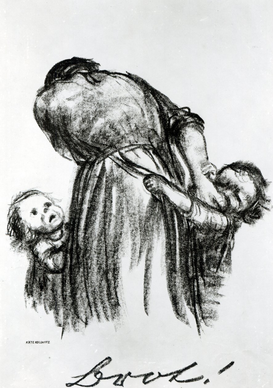 Brød!, 1924 af Käthe Kollwitz