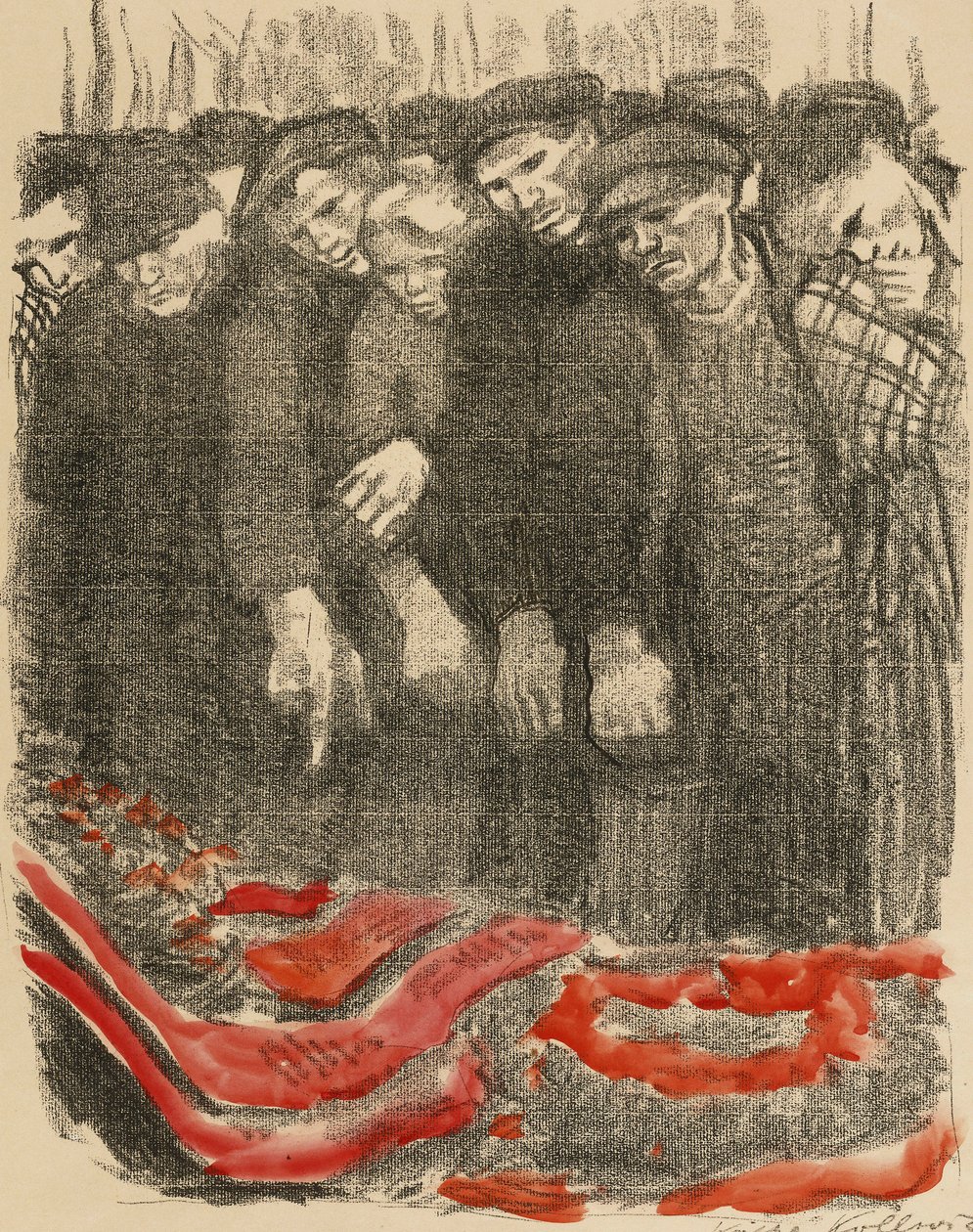 Marzfriedhof, 1913 af Käthe Kollwitz