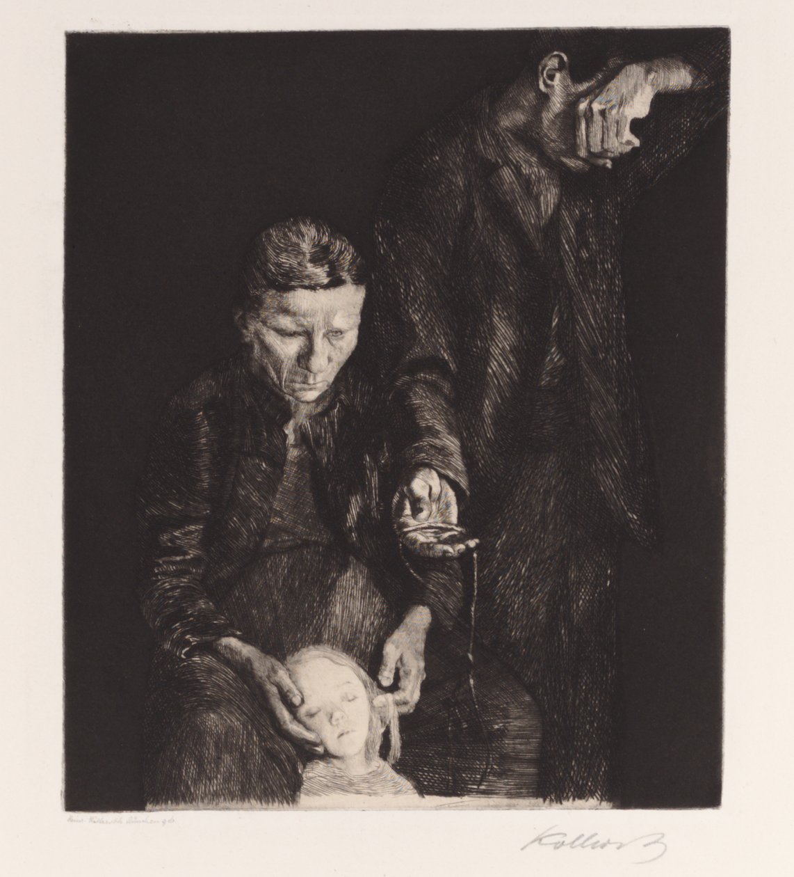 De undertrykte af Käthe Kollwitz