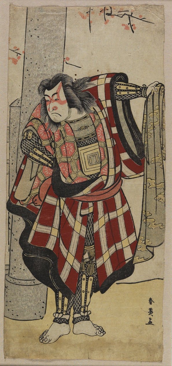 A c og r Ichikawa Gate gennemsigtig, ca. 1780 af Katsukawa Shun