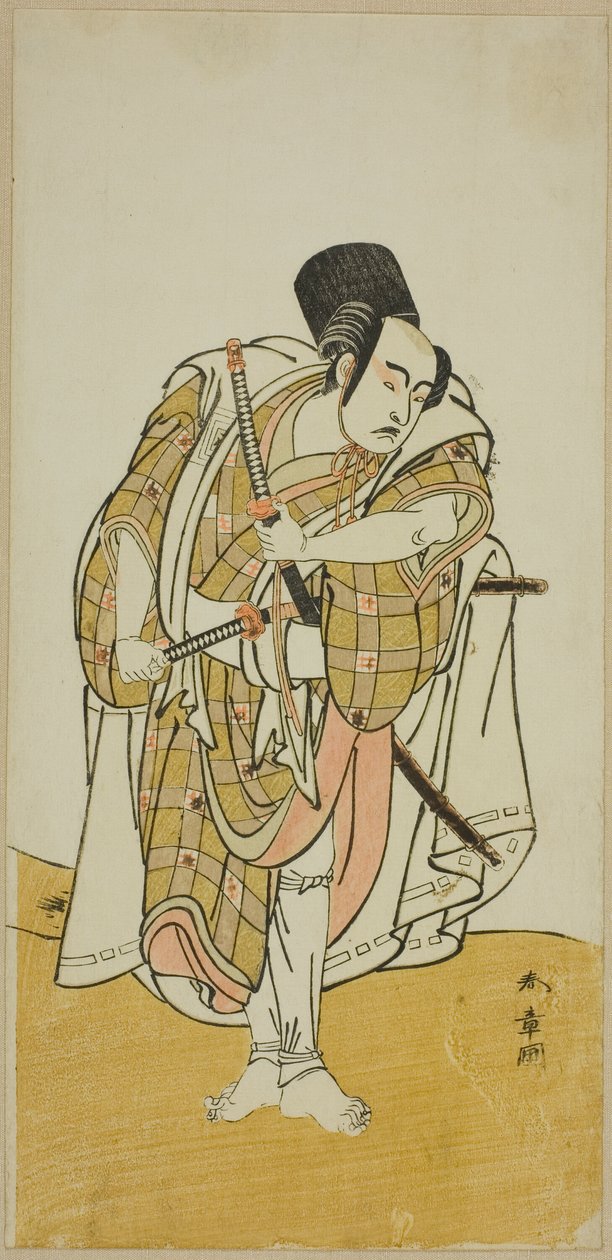 Skuespilleren Ichikawa Yaozo II (?) af Katsukawa Shunsho