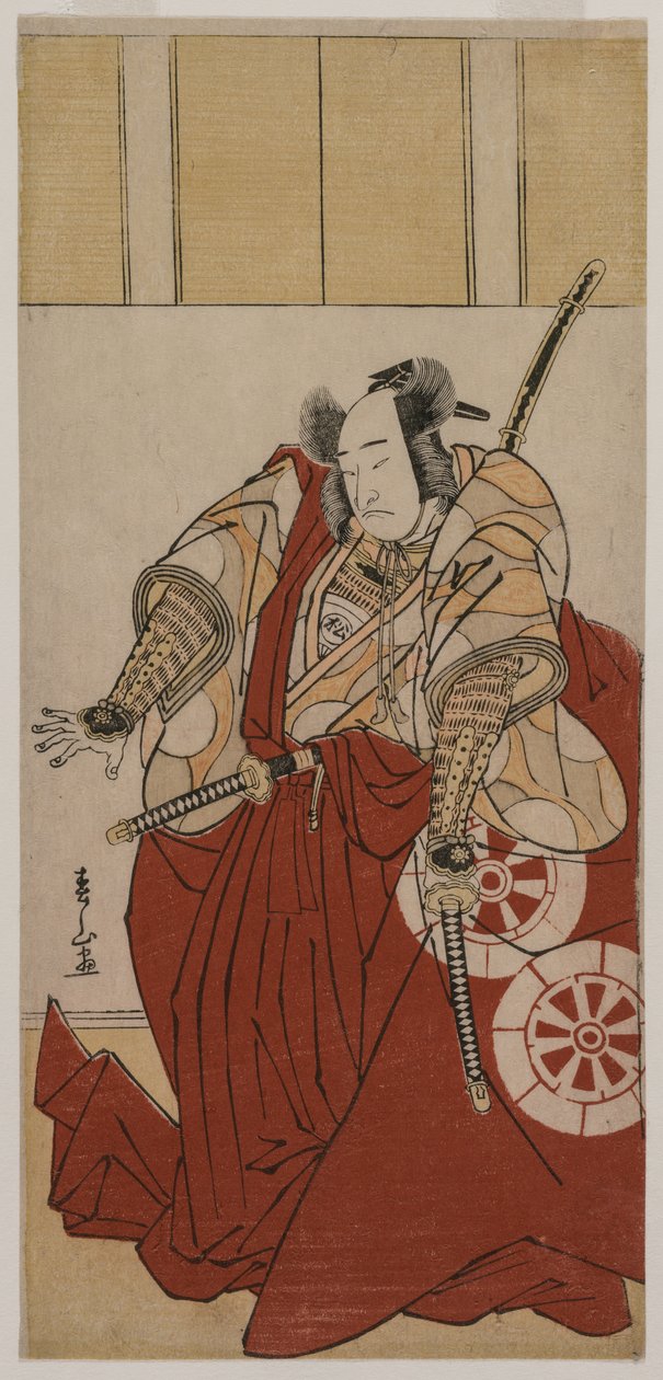 Matsusuke Onoe As tynd Sadamitsu, 1781. af Katsukawa Shunzan