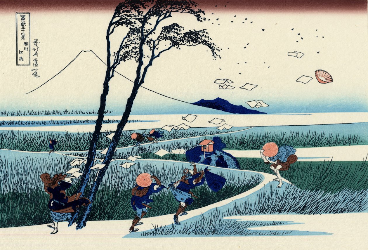 Ejiri i Suruga -provinsen af Katsushika Hokusai