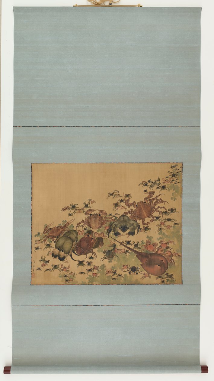 Krebsdyr, Edo-perioden, 1825-1830. af Katsushika Hokusai