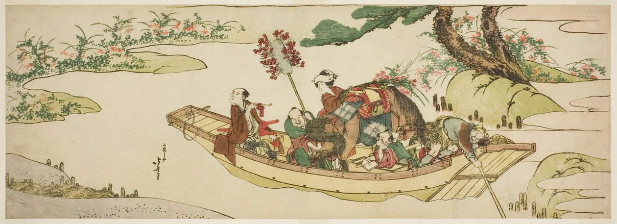 Færge af Katsushika Hokusai