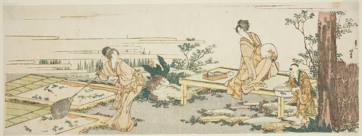 Guldfiskefarm af Katsushika Hokusai