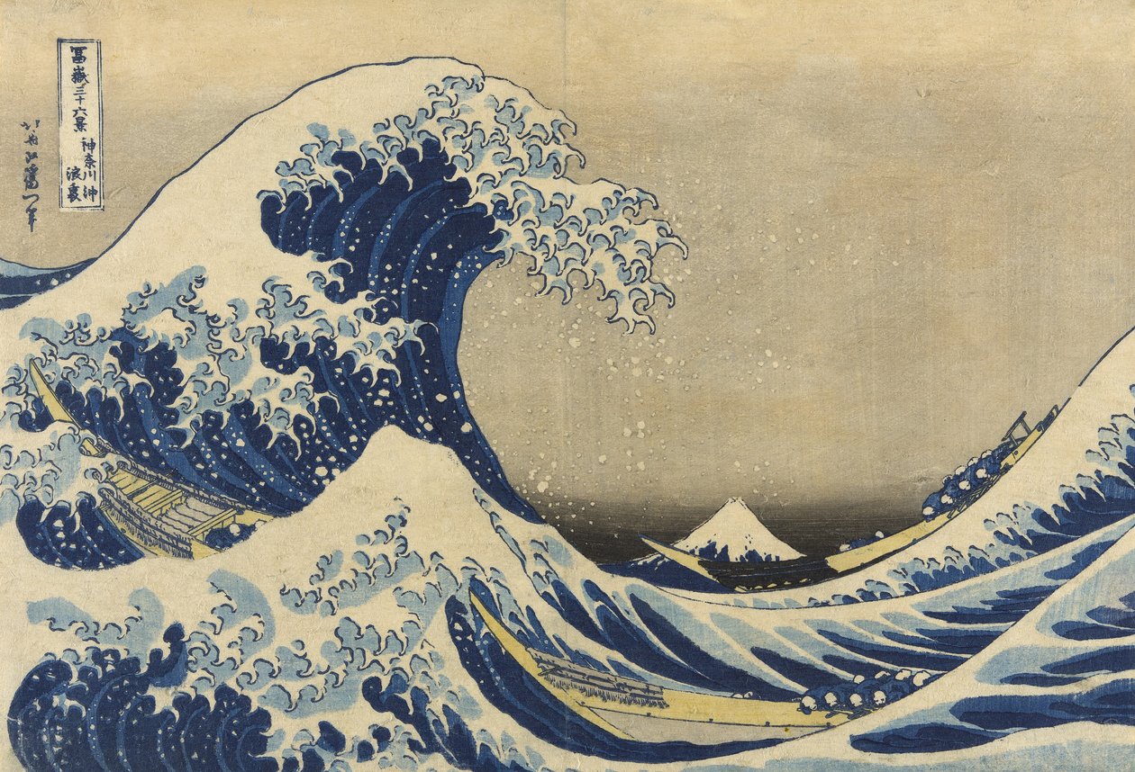 Den store bølge ud for Kanagawa af Katsushika Hokusai
