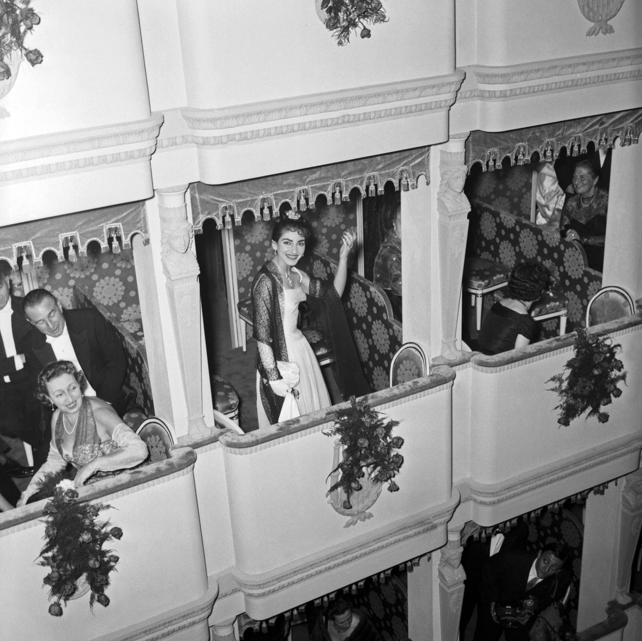 Maria Callas på Piccola Scala teater af Alec Hunter