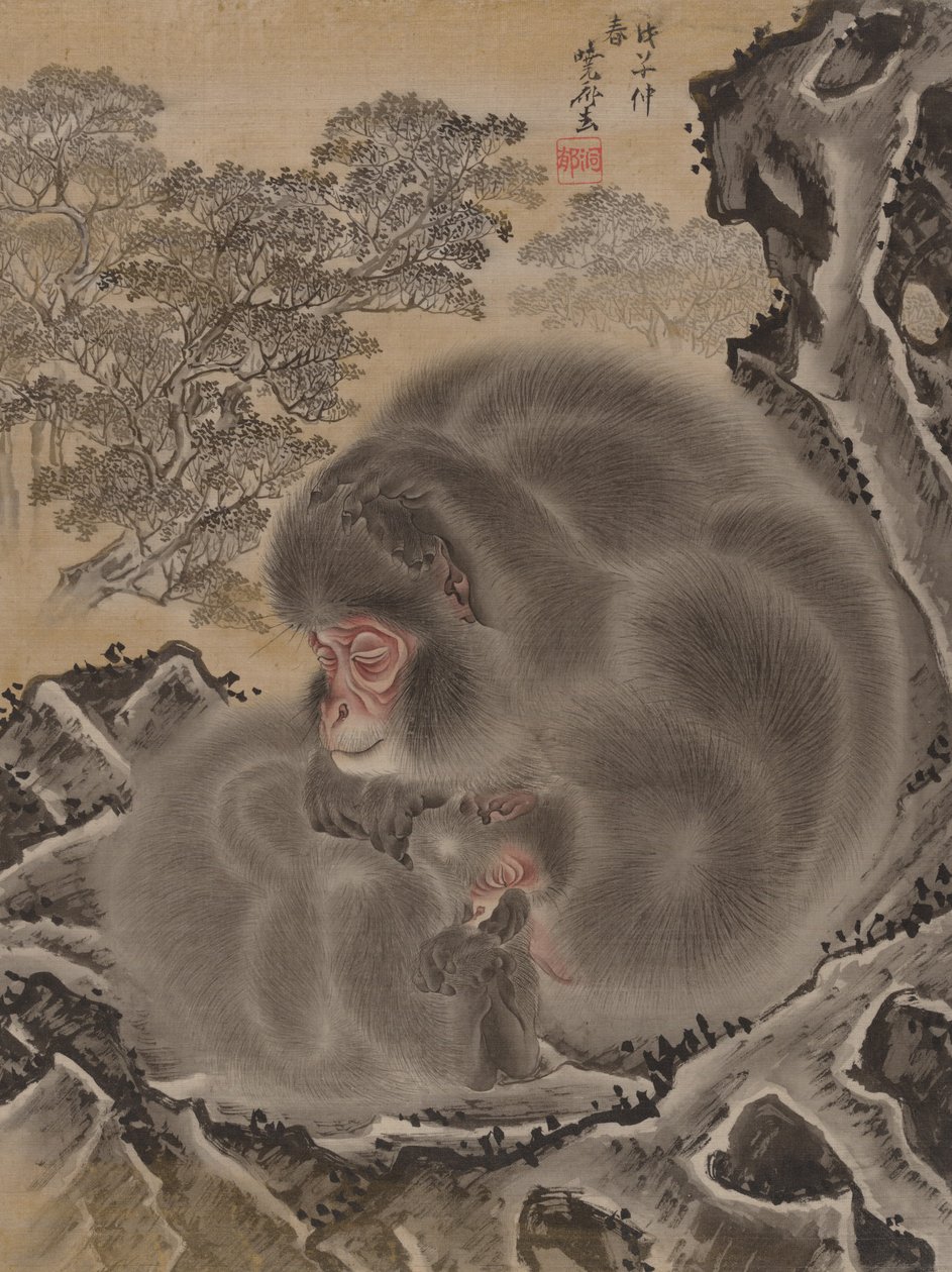 Aber, marts 1888. af Kawanabe Kyosai