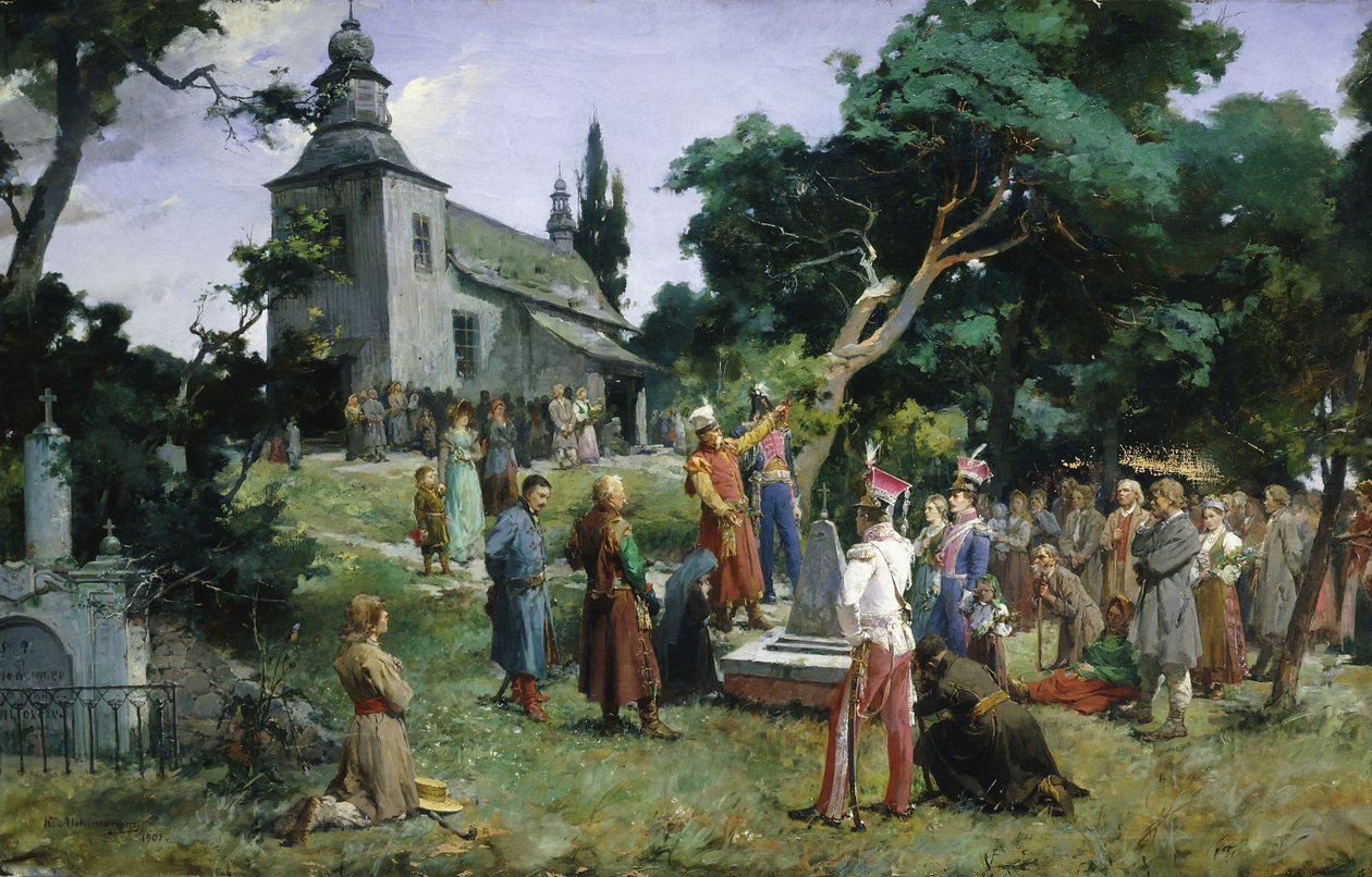 Den ærede helt, 1901 af Kazimierz Alchimowicz