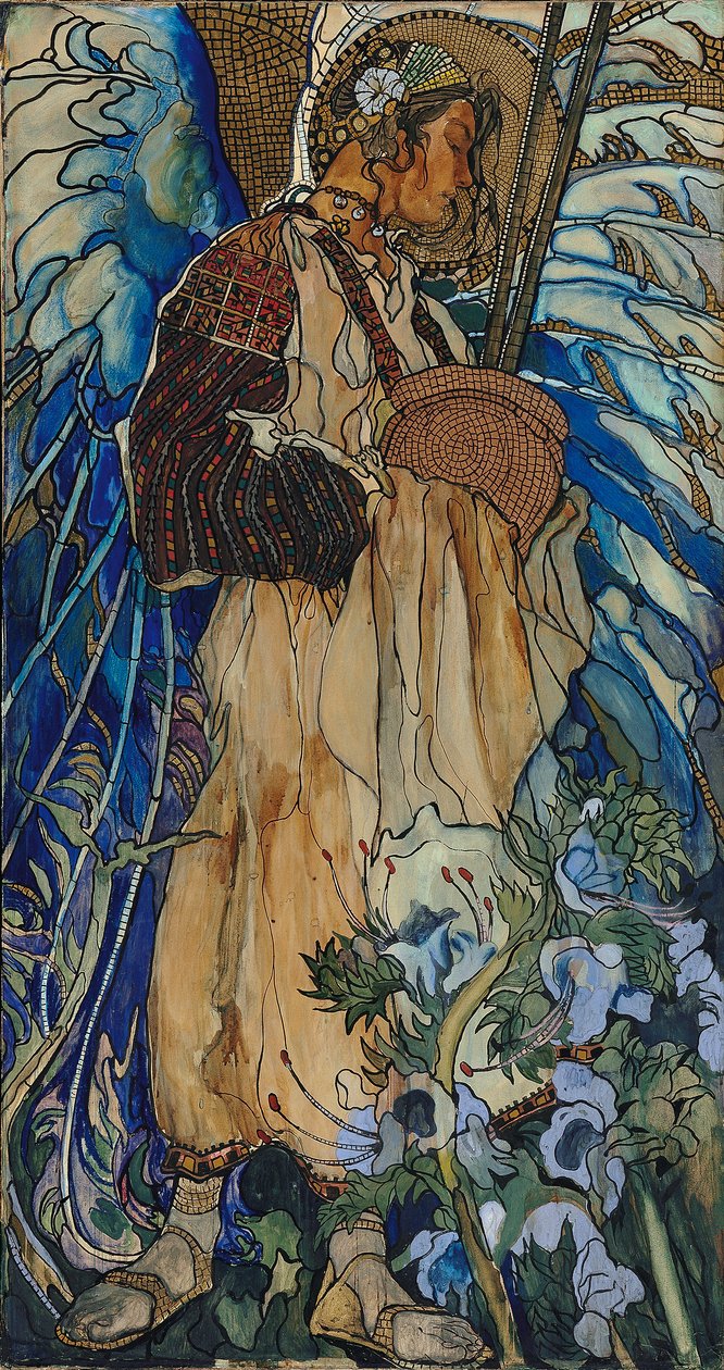 Hutsul Madonna af Kazimierz Sichulski