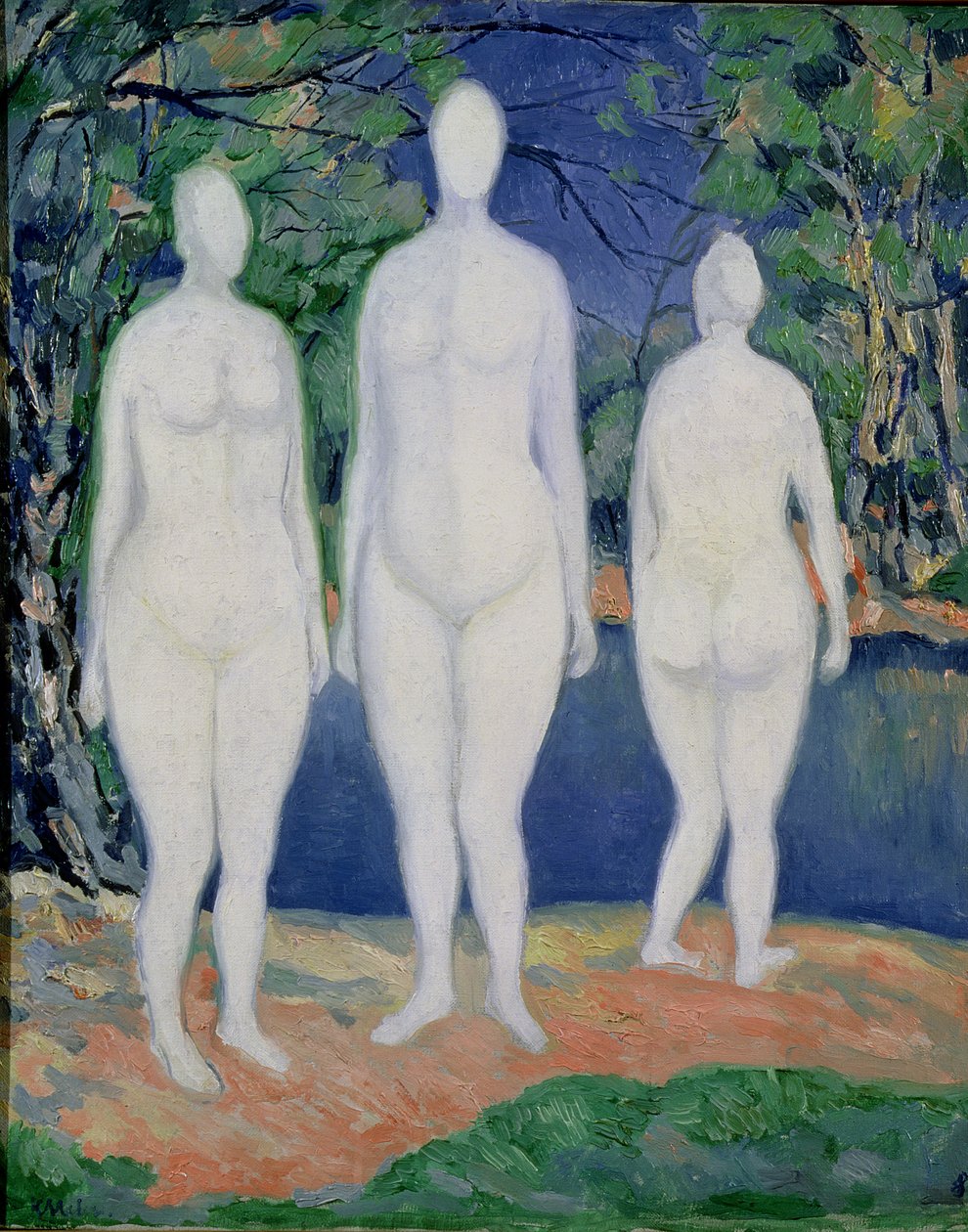 Badende, 1908 af Kazimir Severinovich Malevich