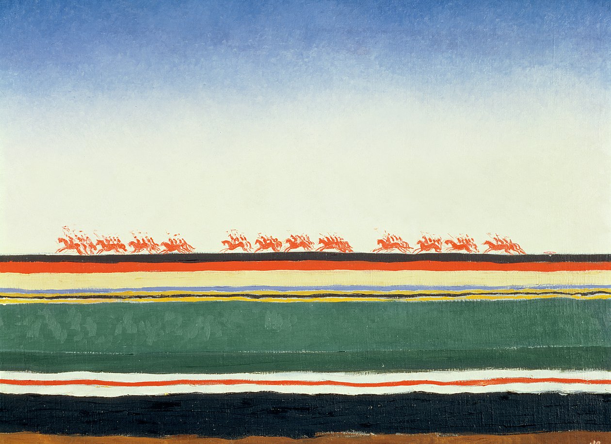 Det røde kavaleri, 1928-32 af Kazimir Severinovich Malevich