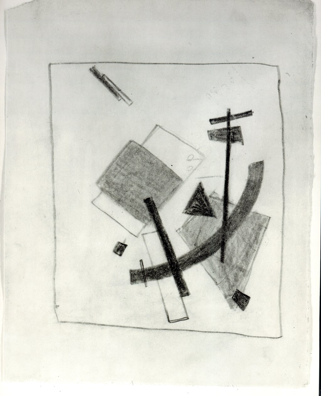 Suprematistisk komposition, ca. 1915-16 af Kazimir Severinovich Malevich
