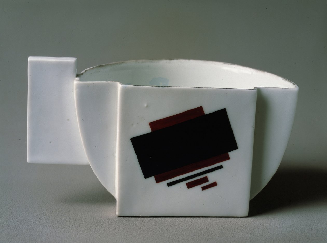 Suprematist Cup, 1923 (porcelæn) af Kazimir Severinovich Malevich