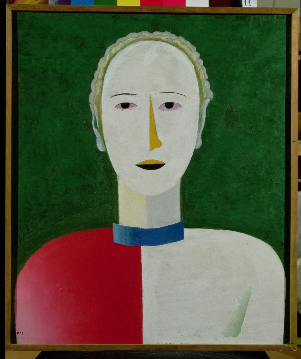 Kvindeportræt, 1928-32 af Kazimir Severinovich Malevich