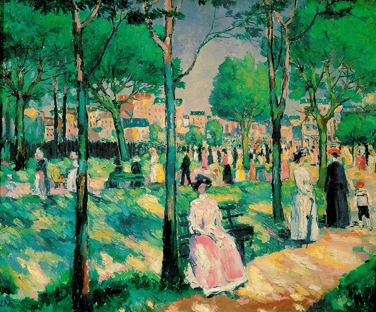 På Boulevarden, 1903. af Kazimir Severinovich Malevich