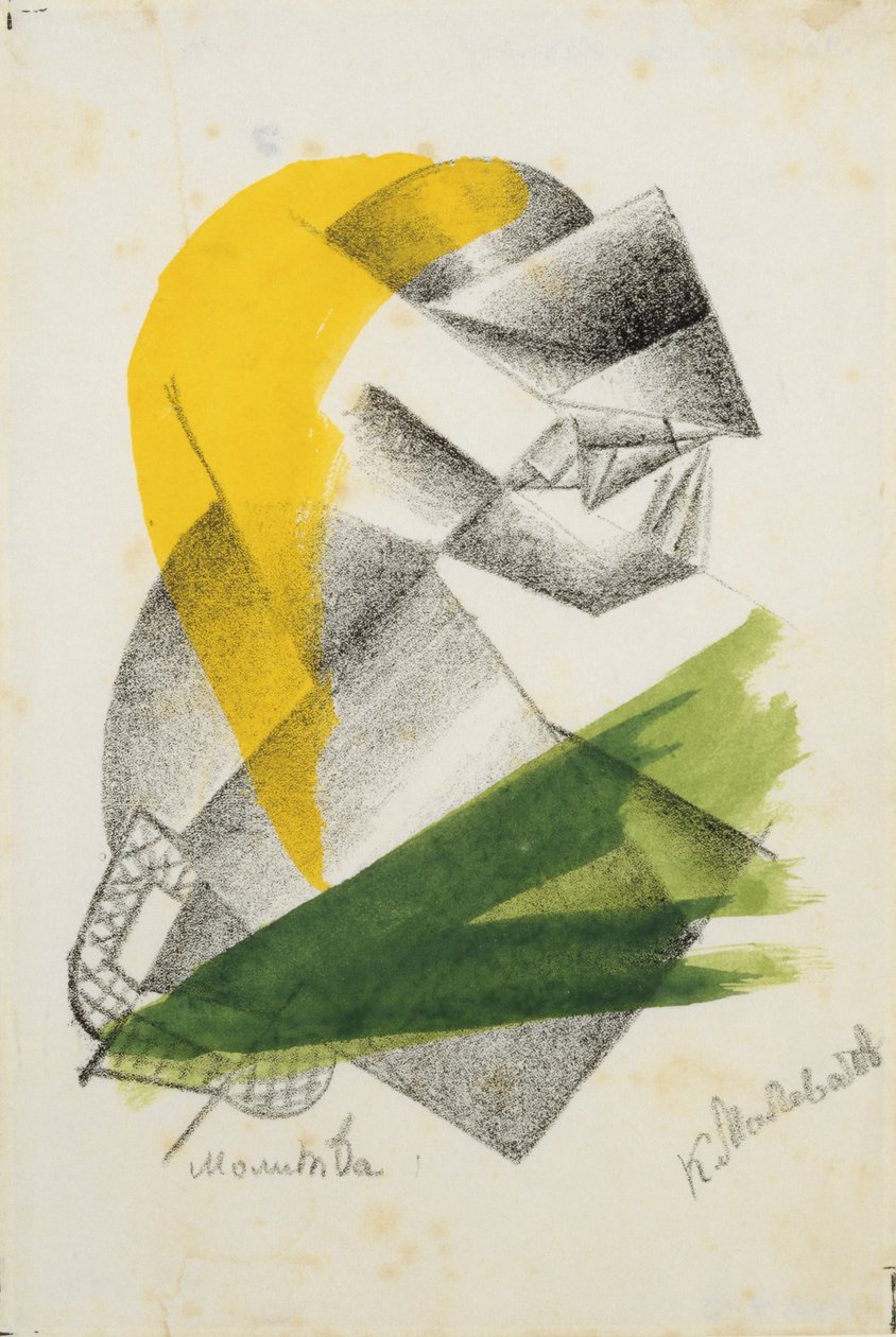 Bøn II, c.1913 af Kazimir Severinovich Malevich