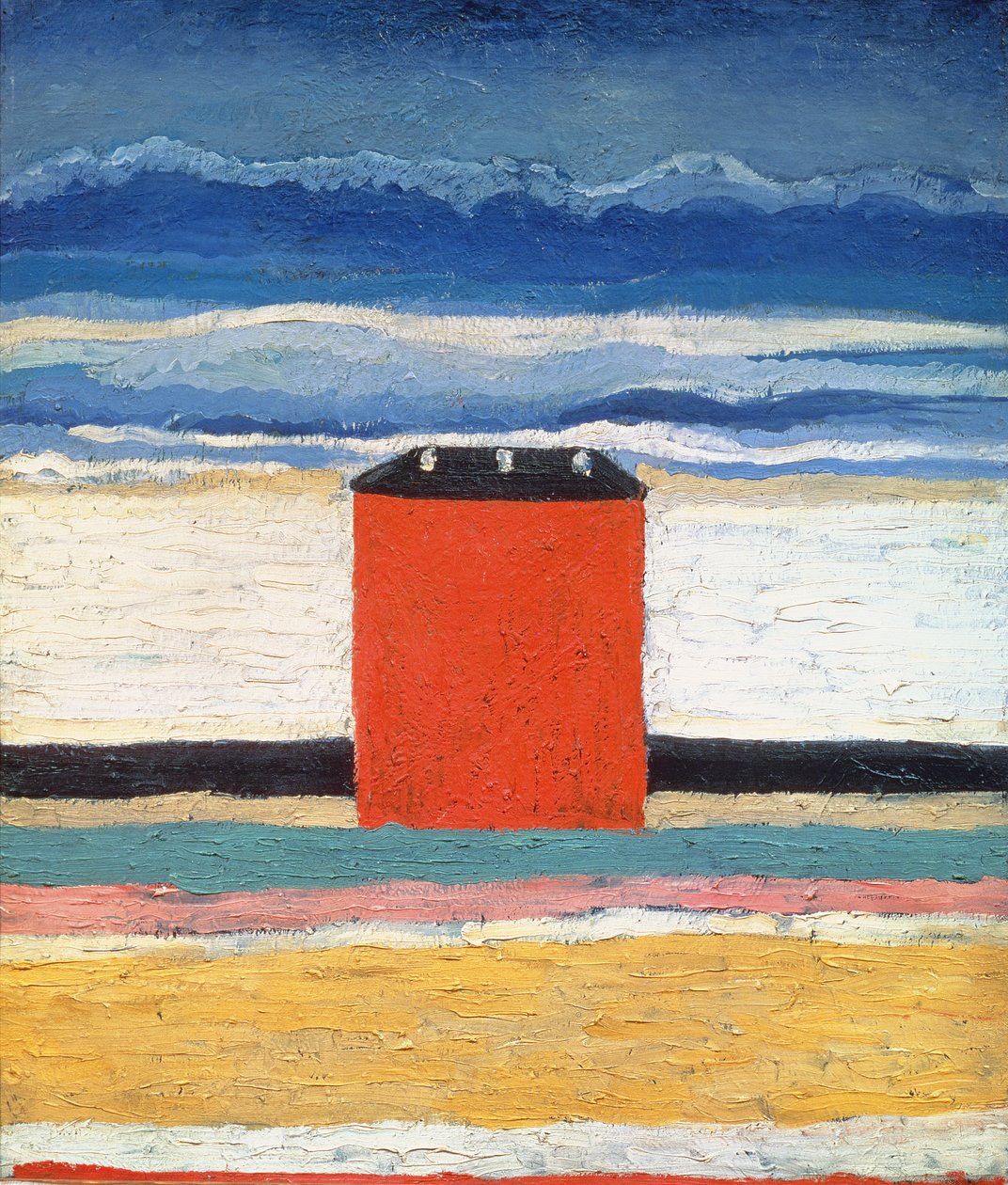 Røde Hus, 1932 af Kazimir Severinovich Malevich
