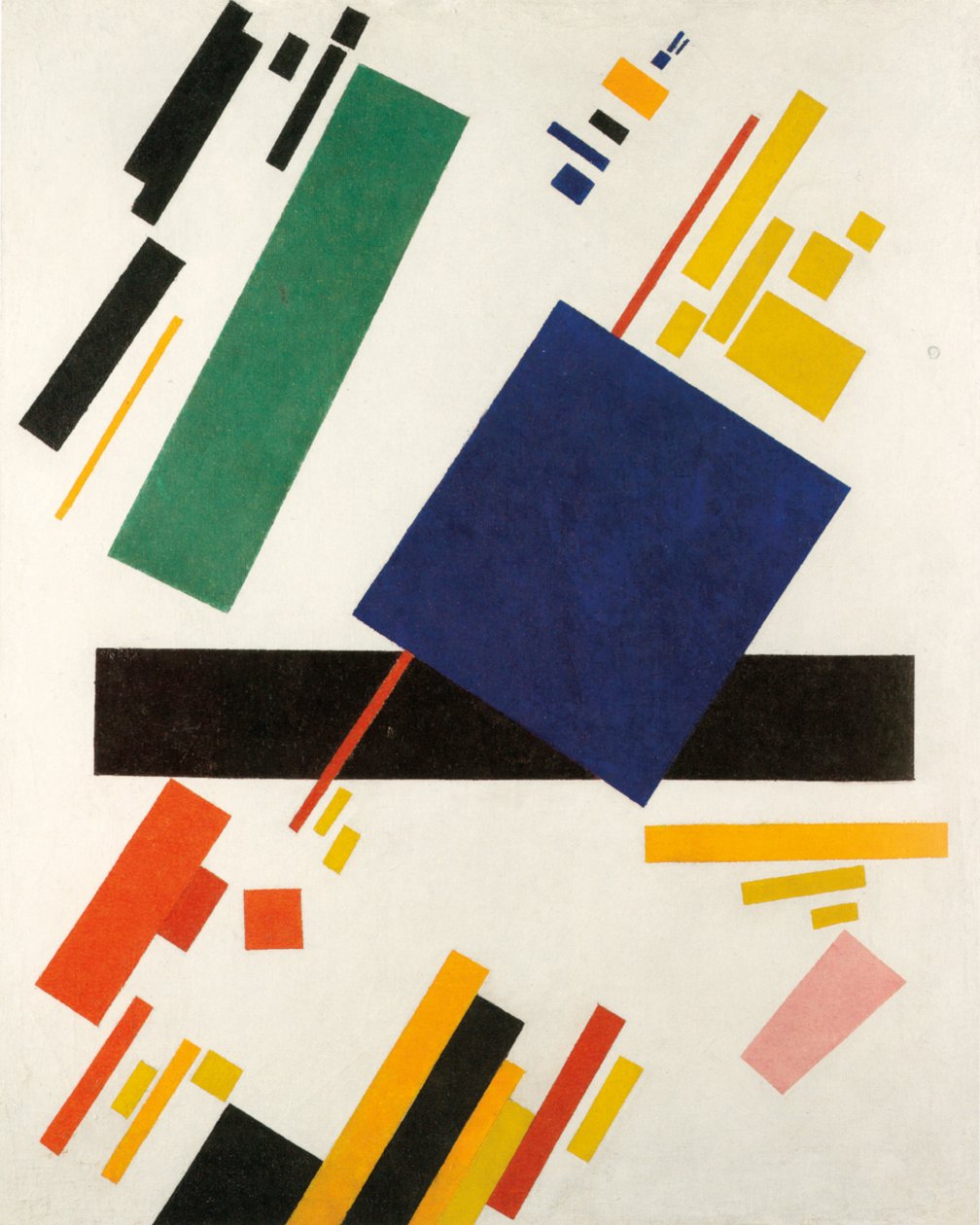Suprematistisk komposition, 1916 af Kazimir Severinovich Malevich