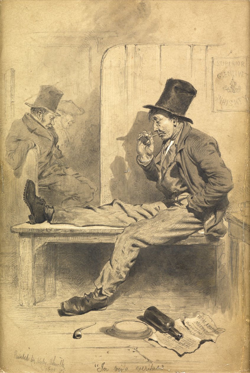 I Wine Veritas, 1855 af Keeley Halswelle