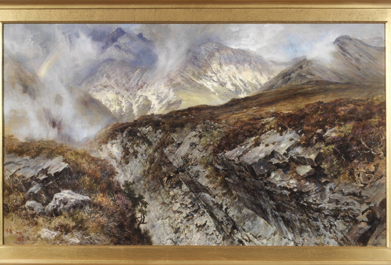Sgurr nan Guillean, Isle of Skye, 1885 af Keeley Halswelle