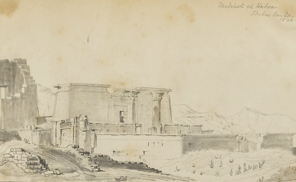 Medinet El Harbor, Theben af Kellogg, Miner Kilbourne