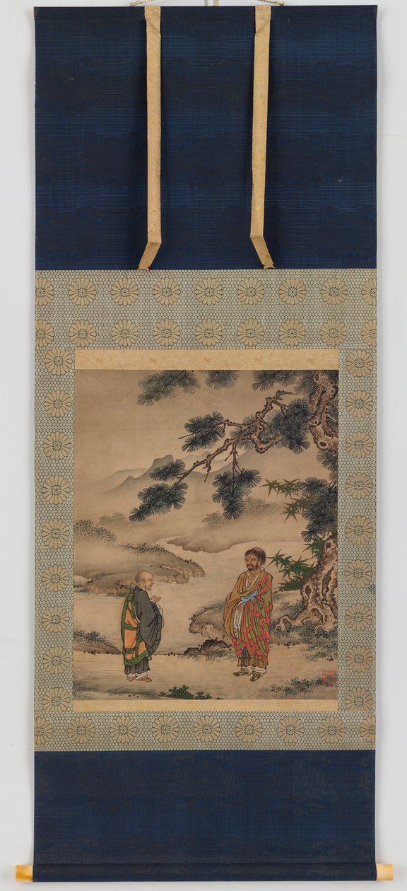 Møde af Yun-mænd Wen-yen og Fa-yen Wen-i af Kenkō Shōkei