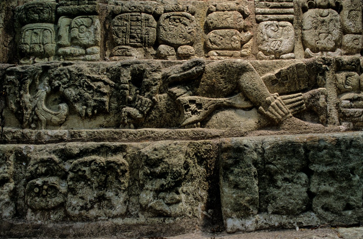 Maya; Copan; Honduras af Kenneth Garrett