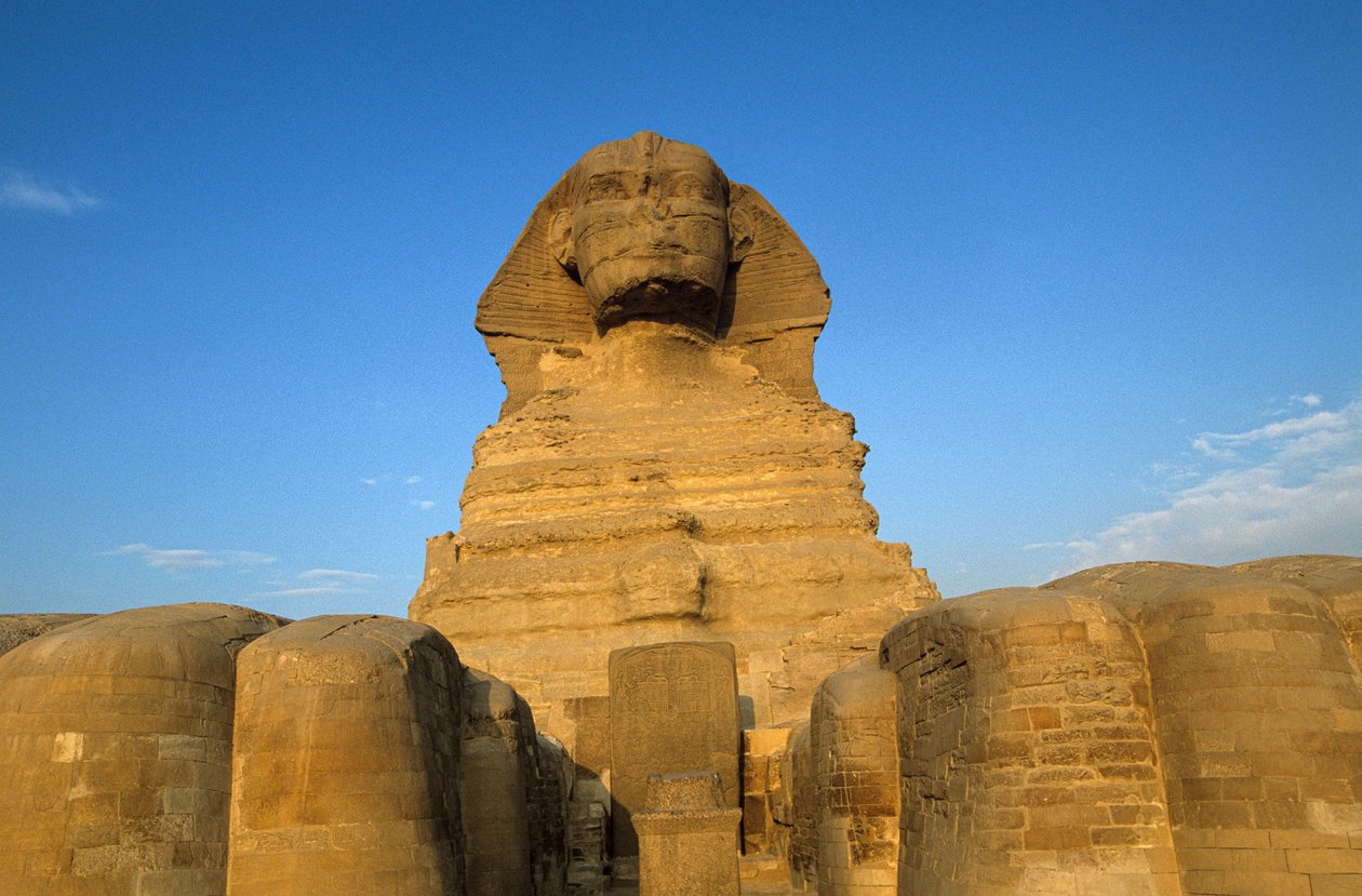 Sfinksen; drømmestele, Giza; Egypten af Kenneth Garrett
