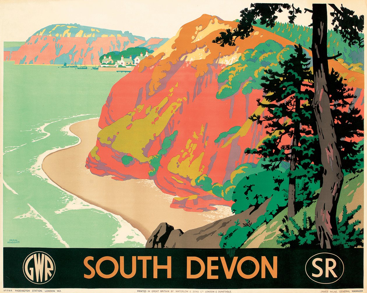 Seaton, Devon af Kenneth Shoesmith