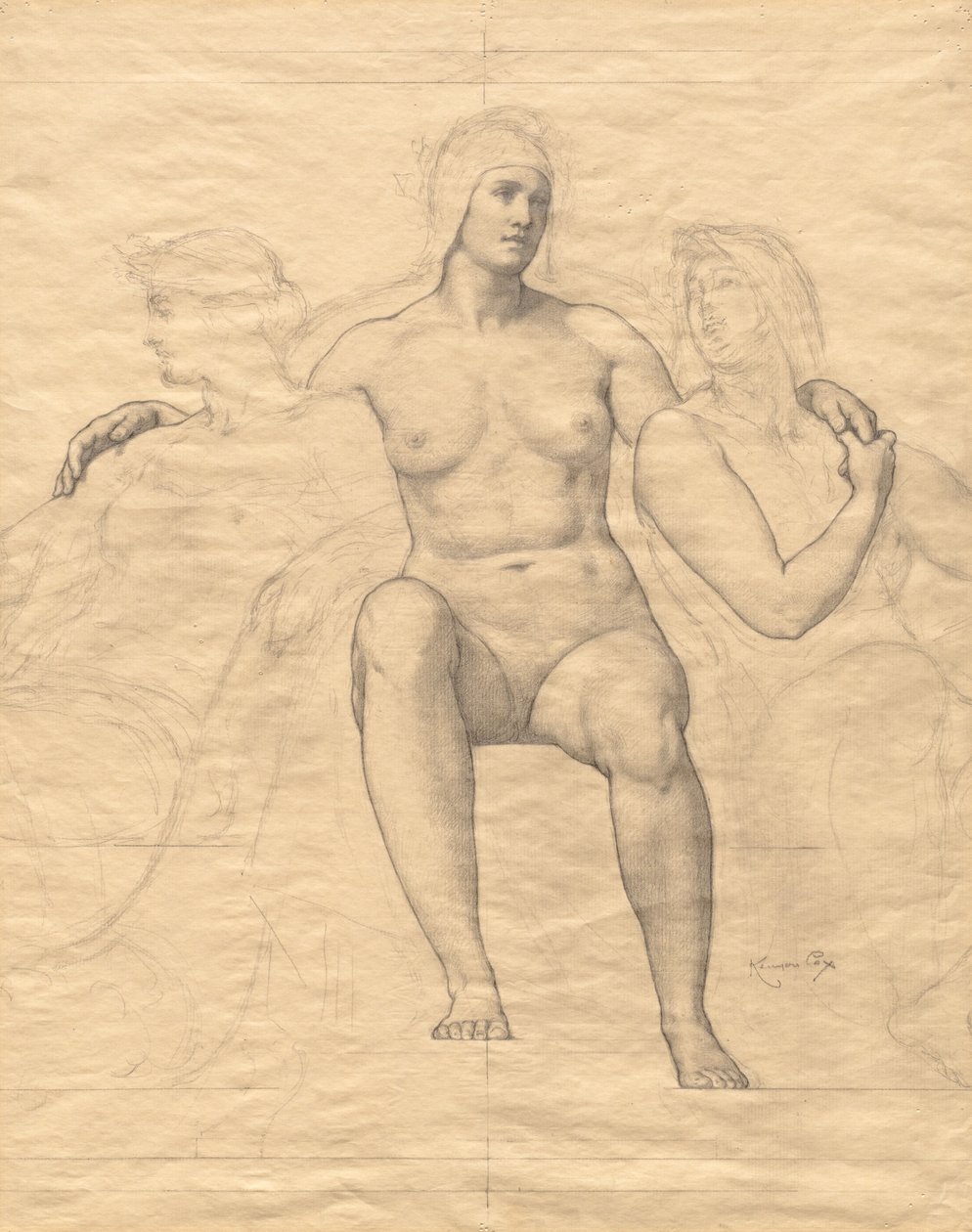 Allegoriske kvindefigurer af Kenyon Cox
