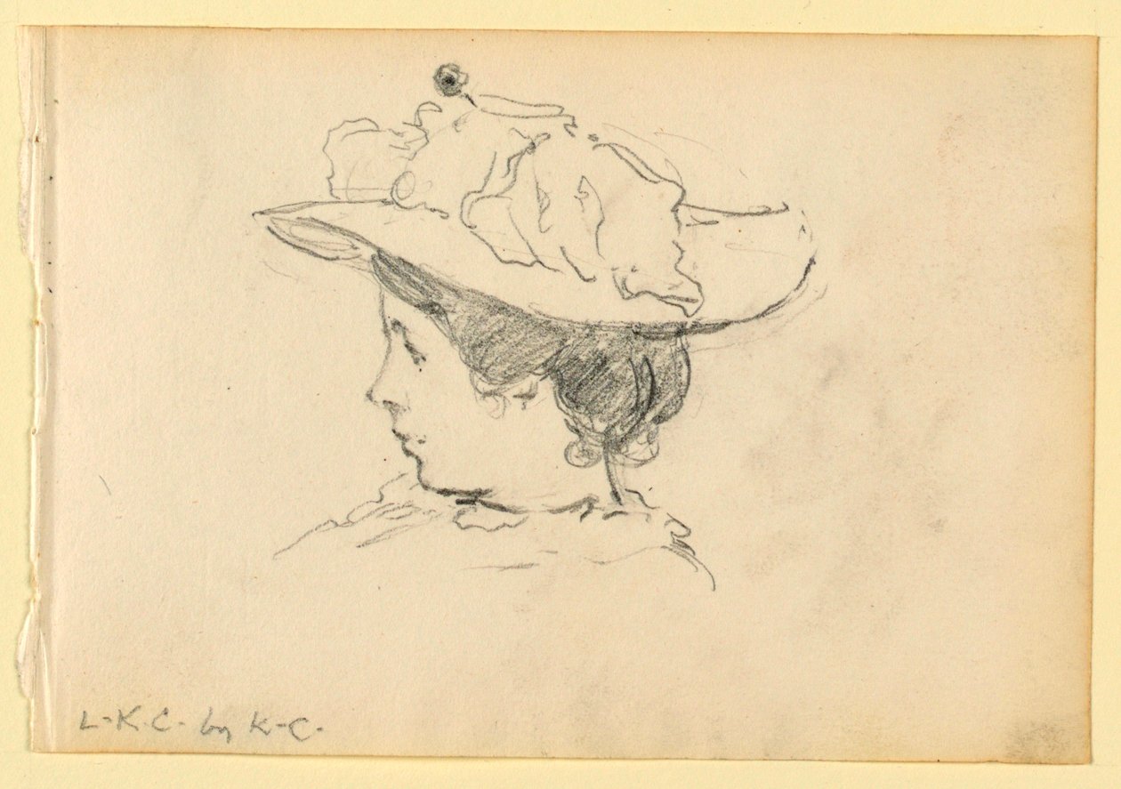 Portræt af Louise King Cox af Kenyon Cox