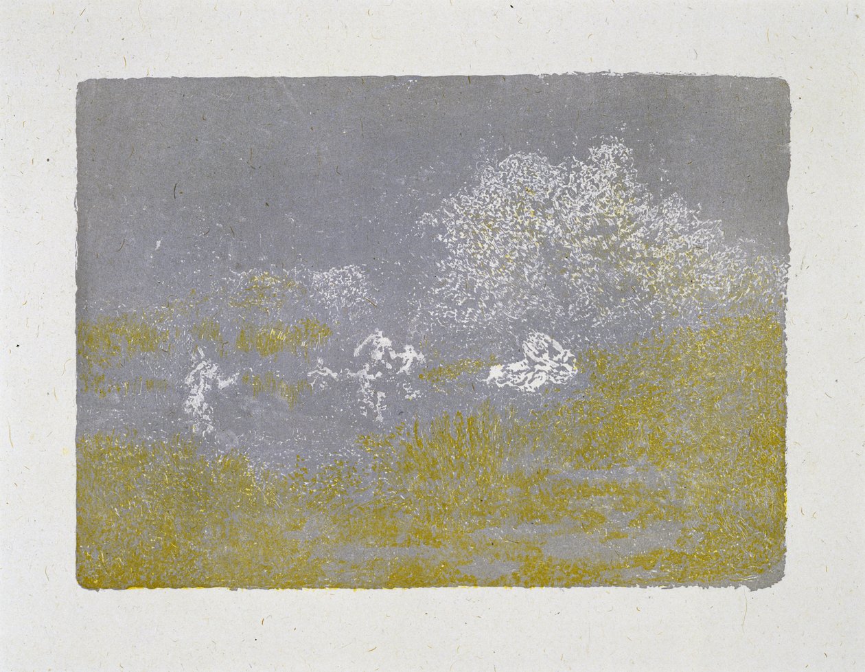 Femme dans le compagne (Kvinder på landet), 1900 (litografi i farver) af Ker Xavier Roussel